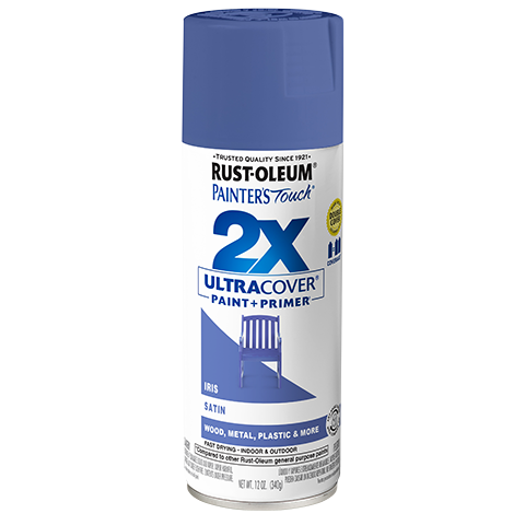 Rust-Oleum Ultra Cover 2X Satin Spray Paint Iris