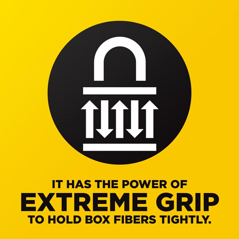 Scotch Box Lock Clear Packing Tape Grip Infographic