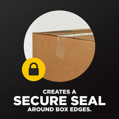 Scotch Box Lock Clear Packing Tape Secure Seal Infographic