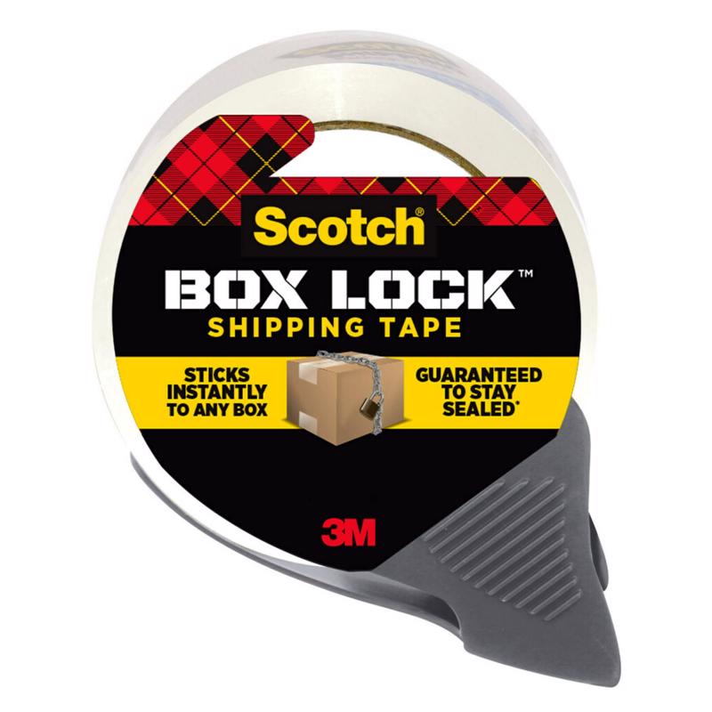 Scotch Box Lock Clear Packing Tape 3950-RD-12GC