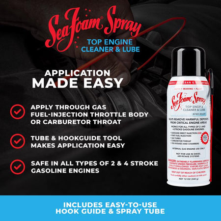Sea Foam SS14 Top Engine Cleaner & Lube Product Features