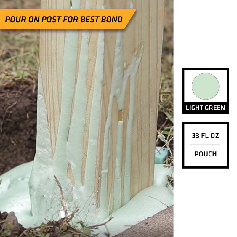 Sika Pro Select Fence Post Mix shown in use around a fence post.