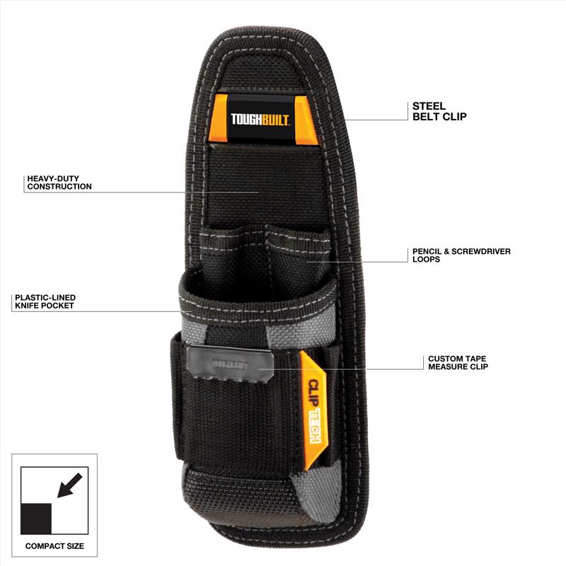 ToughBuilt 6-Pocket Utility Pouch Product Highlights
