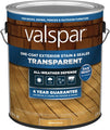 Valspar One-Coat Transparent Stain & Sealer Gallon Honey Gold