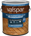 Valspar One-Coat Transparent Stain & Sealer Gallon Cedar