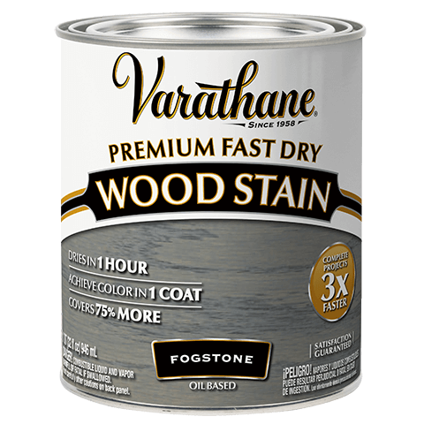 Varathane Premium Fast Dry Wood Stain Quart Fogstone