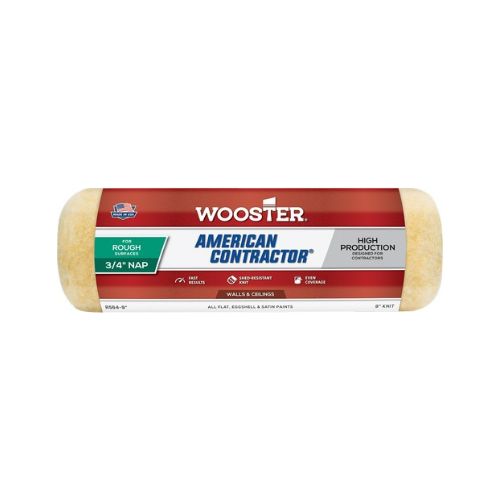 Wooster American Contractor Roller Cover 9 inch x 3/4 inch nap