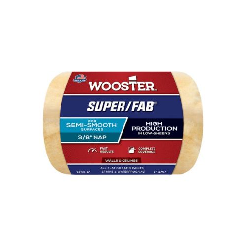Wooster Super Fab Roller Cover 4 inch x 3/8 inch nap