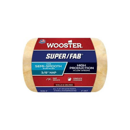 Wooster Super Fab Roller Cover 4 inch x 3/8 inch nap