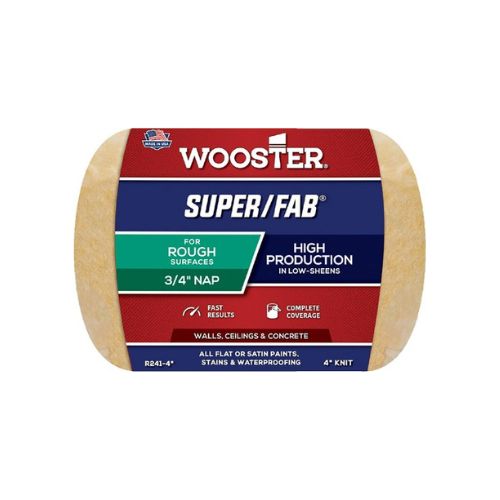 Wooster Super Fab Roller Cover 4 inch x 3/4 inch nap