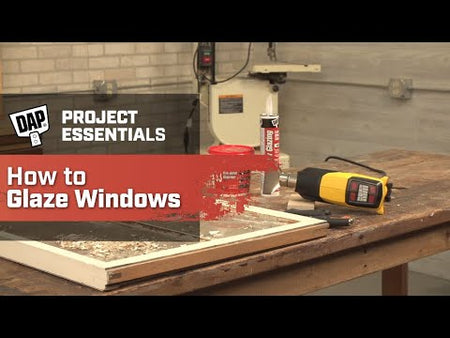 How To Glade windows instructional video from the manufacturer of DAP '33' Glazing