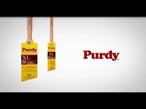 Manufacturer Product Highlight Video for their Purdy XL Paint Brushes
