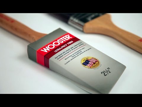 Wooster Ultra/Pro Firm Willow TAS Paint Brush 4181 Manufacturer Product Video