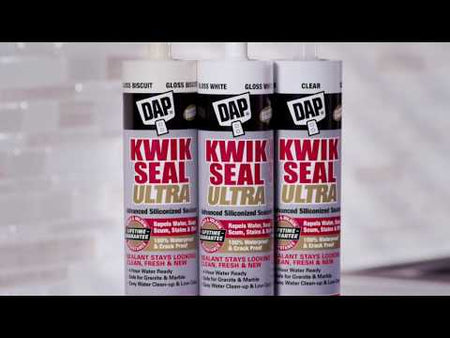 Manufacturer Product Video for DAP Kwik Seal Ultra Kitchen & Bath Caulk - 10.1 Oz