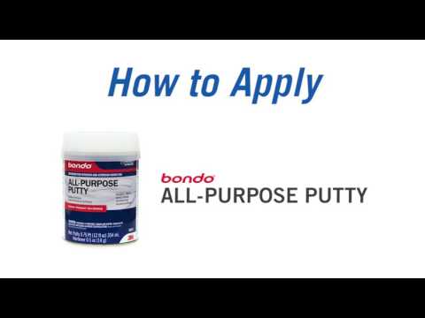 How to Apply Bondo All-Purpose Putty Manufacturer Video