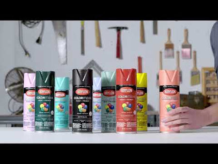 Krylon COLORmaxx Gloss Spray Paint Product Highlight Video