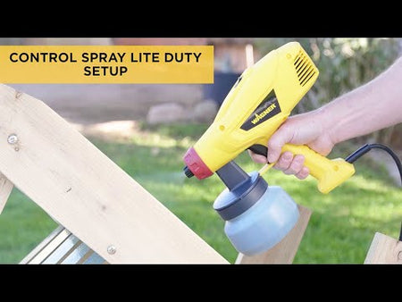 Product Demo Video for the Wagner Control Spray Lite Duty Metal HVLP Paint Sprayer 2416642.