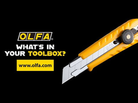 OLFA Extra Heavy-Duty Ratchet-Lock Utility Knife (XH-1) Product Video