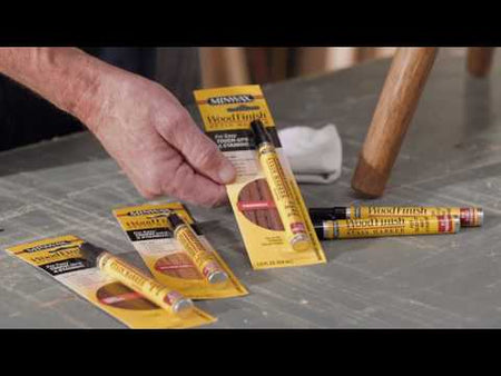 A How To Video from the manufacturer for repairing pet scratches on furniture using Minwax 1/3 Oz Wood Finish Stain Marker.