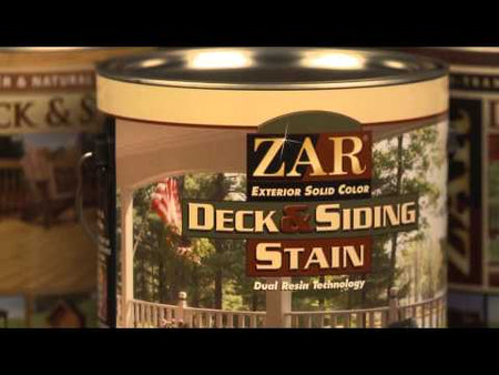 How to Resurface a Deck using UGL ZAR Solid Color Deck & Siding Stain manufacturer video.