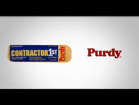 Purdy Contractor 1st Roller Cover Manufacturer Product Video