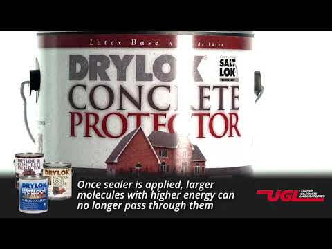 How UGL Drylok Concrete Protector protect concrete and masonry surfaces video from the manufacturer.
