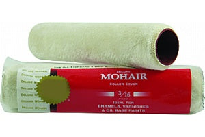 Professional Mohair Roller Covers stacked and highlighting the premium mohair fabric.