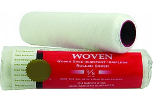Professional Woven Roller Covers stacked showing the blend of shed-resistant woven fibers.