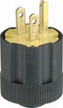 Leviton 15 Amp Commercial and Residential Rubber Grounding Plug 113