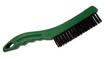 Shoe Handle Green Plastic Wire Brush highlighting the recycled plastic handle and bristles.