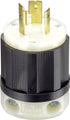 Leviton Locking Plug 20 Amp 125 V Extra-Heavy Duty Industrial Grade 02311-0PB