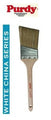 Purdy W-Adjutant White China with a soft natural bristle blend and alderwood handle.