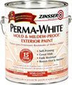 Zinsser PERMA-WHITE Mold & Mildew-Proof Exterior Paint Semi-Gloss Gallon Can