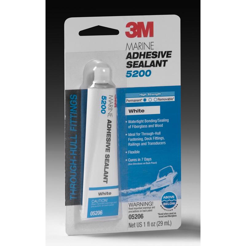 3M Marine Adhesive Sealant 1 Oz White 05206