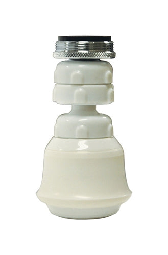 Danco 1.5 GPM Dual Thread Swivel Sprayrator in White 10499