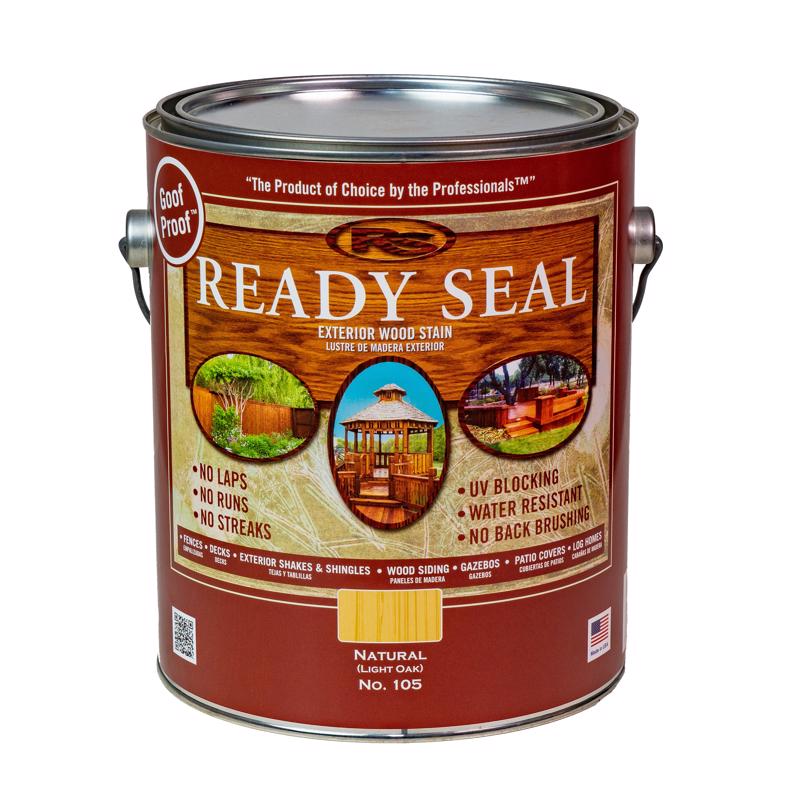 Ready Seal Stain & Sealer for Wood Gallon Natural