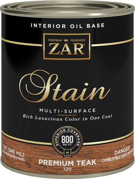 UGL ZAR Oil Based Wood Stain Quart Premium Teak