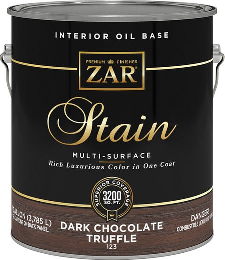 UGL ZAR Oil Based Wood Stain Gallon Dark Chocolate Truffle
