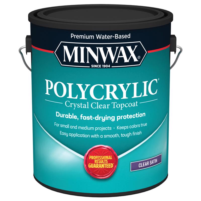 Minwax Polycrylic Protective Finish Gallon Satin
