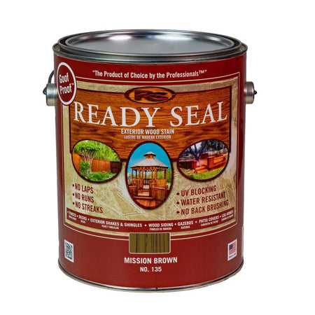 Ready Seal Stain & Sealer for Wood Gallon Mission Brown