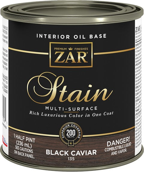 UGL ZAR Oil Based Wood Stain Half Pint Black Caviar