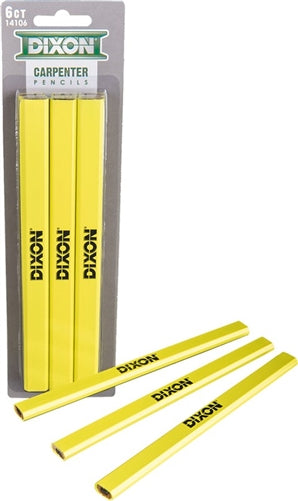 Dixon Carpenter Pencil Safety Green 6-Pack 14106