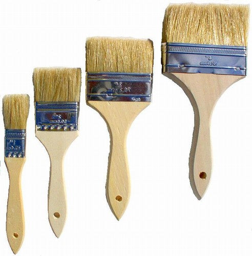 Heritage offers disposable white china chip brushes at discounted prices.  800-277-3780
