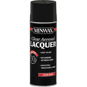 Minwax Clear Brushing Lacquer Gloss Spray