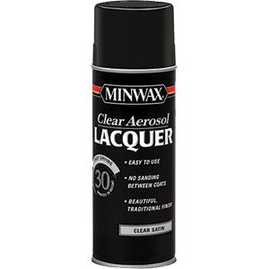 Minwax Clear Brushing Lacquer Satin Spray