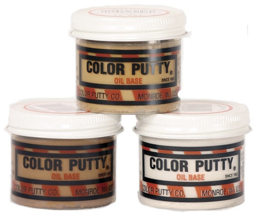 Color Putty Oil Based showing three of the colors available.