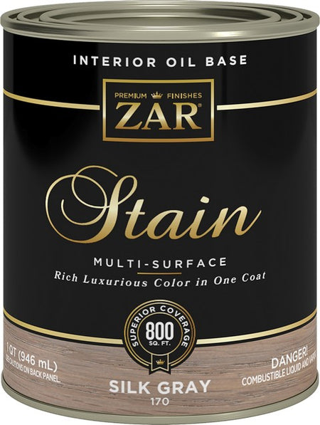 UGL ZAR Oil Based Wood Stain Quart Silk Gray