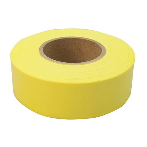 Fluorescent Orange Flagging Tape 1 3/16 x 150 ft Roll Non-Adhesive (12  Roll/Case)