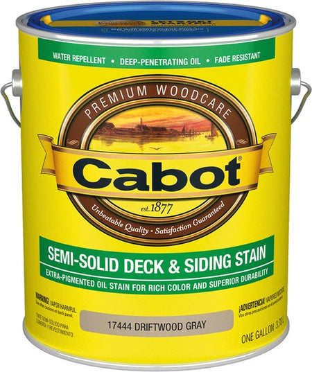 Cabot Semi-Solid Deck & Siding Stain Driftwood Gray