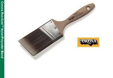 An image of the Corona Ontario Red-Gold Nylon/Polyester Paint Brush 18562 showcasing its sleek design and high-quality bristles.